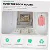 PRETYZOOM Double Sided Over The Door Hooks. Towel Hanger for