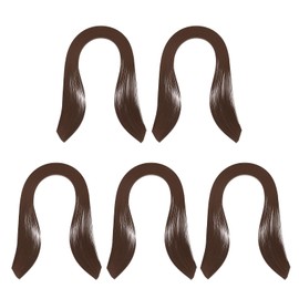 PATIKIL Quilling Strips Paper 600pcs 5mm 39cm Origami Paper Quilling Kits for Art DIY Hand Craft Christmas, Dark Coffee