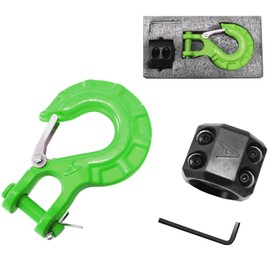 Syhvu Chain Hook with Safety Latch Heavy Duty Clevis Slip Hook Grade (Green)