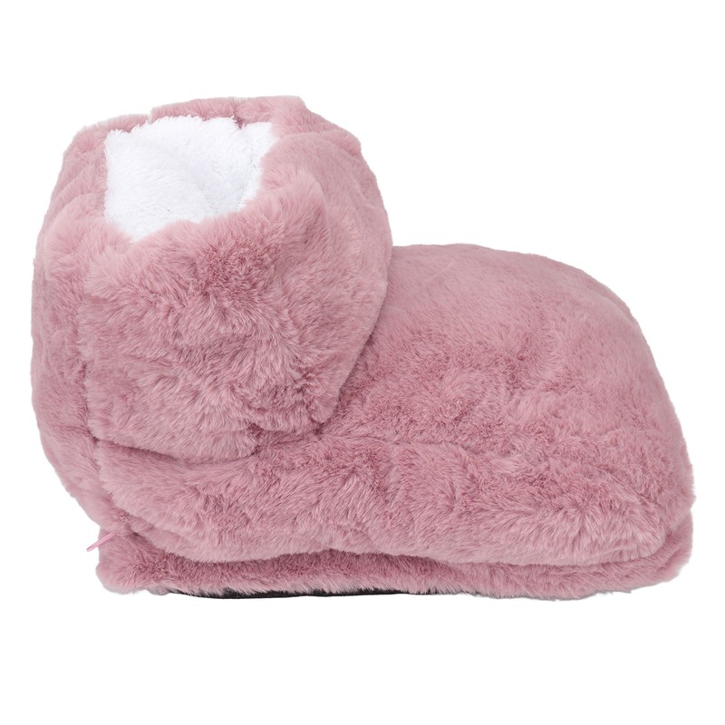 Electric Heated Foot Warmer Pink 5V USB Rechargeable Thickened Foot
