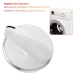 MAYITOP WE01X20378 Arandela Secadora Selector Clip montaje para General Electric 175D3296, WH01X10107, WH01X10060 Blanco