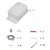 Junction Box ABS Housing 132 x 70 x 50 mm