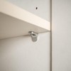Shelf Brackets, Pack of 48, Angle Shelf Support with Pins