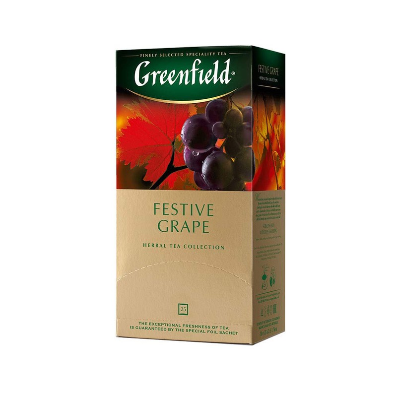 Greenfield Festive Grape Herbal Tea Fruit & Herbal Collection 25