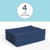 Medline Sofnit 300, Pack of 4 Large Washable Blue Underpads,