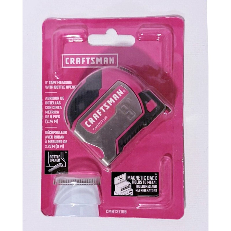 Craftsman Tape Measure 9 ft Magnetic with Bottle Opener CMHT37109