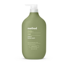 Method Men Body Wash, Juniper and Sage, Paraben and Phthalate Free, Quick-Lathering Cleansers, Cruelty Free, 28 oz