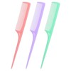 Rat Tail Comb Set-3Pcs Rat Tail Hair Teasing Fine Tooth