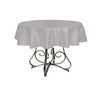 KS Linens Satin Round Tablecloth 30" (Silver)