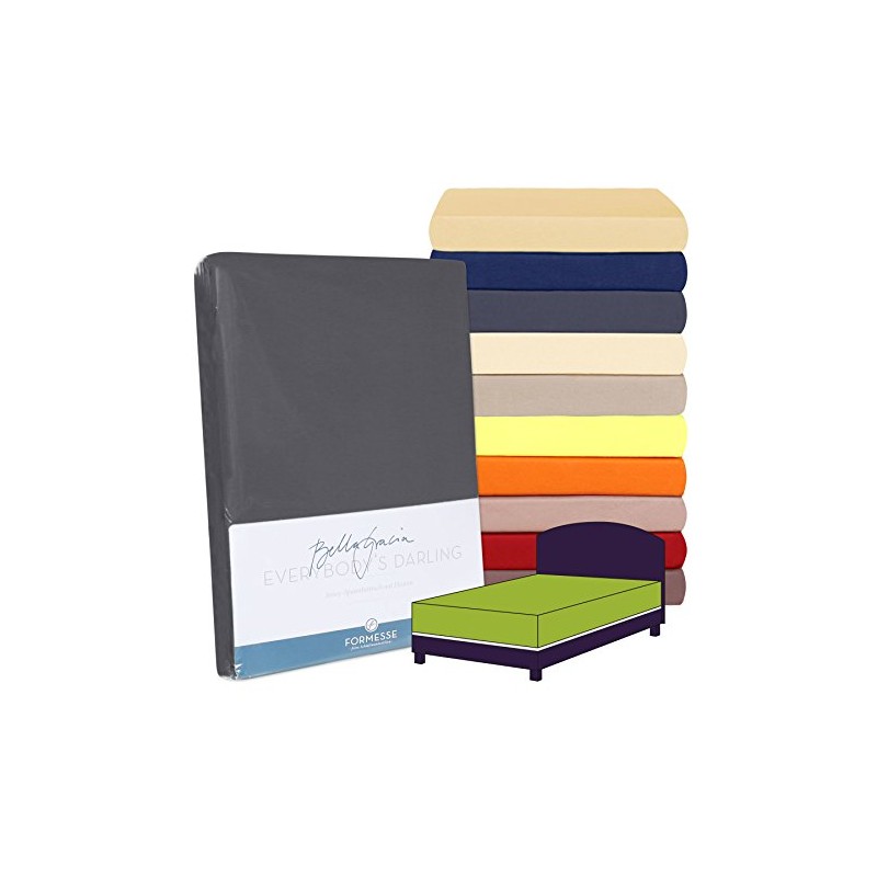 Formesse Boxspring Bella Gracia Alto Fitted Sheet, Pearl Grey, 180