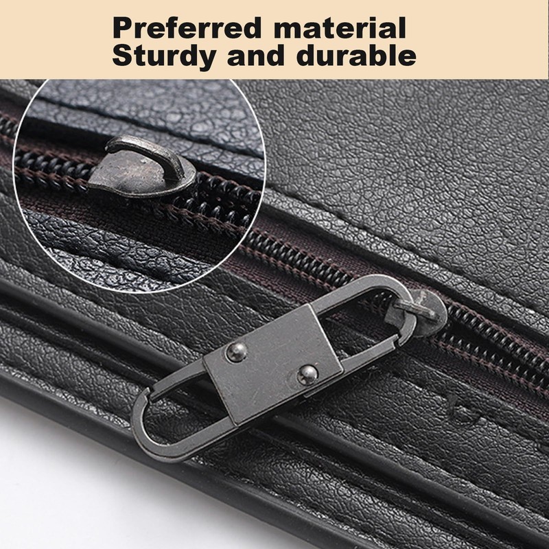 MILAKE 10 Pcs Premium Anti-Theft Zipper Lock, Small Clips for