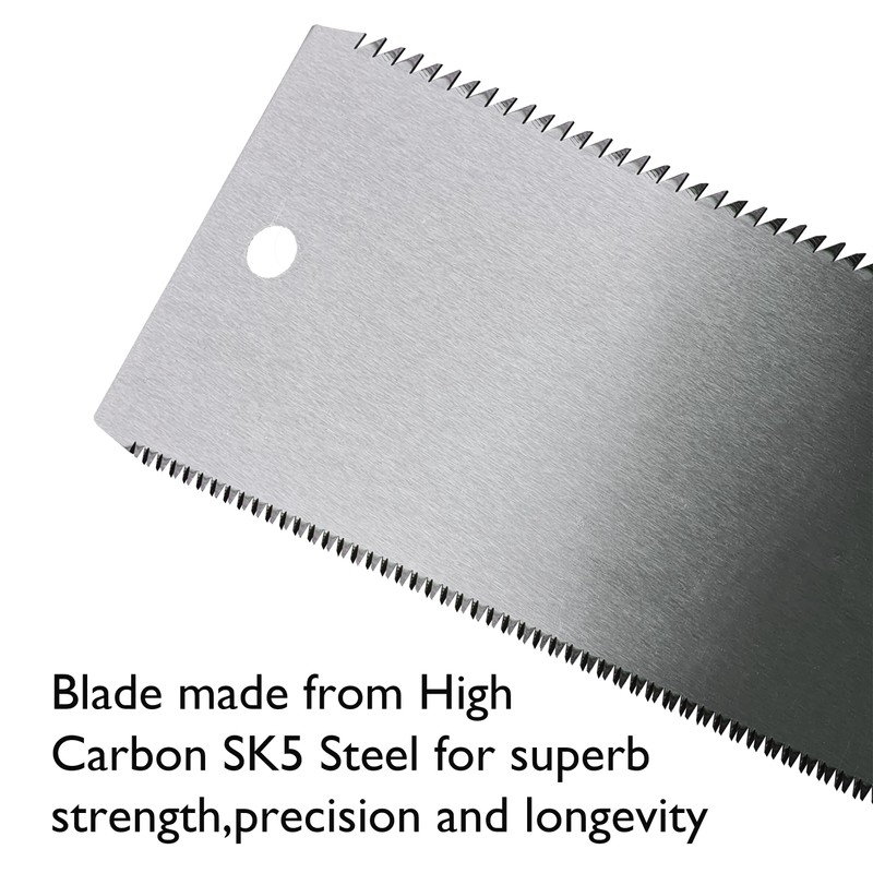 Byakko Tools Japanese Saw, Double Edge 9/17 TPI, 230mm, Ryoba