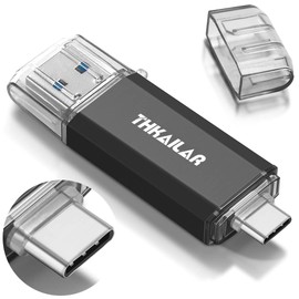 THKAILAR USB C Stick 512GB Memory Stick,USB 3.1 Flash Drive 2 in 1 Dual Type-C OTG Thumb Pen Drive USB-C Key Data Storage for Android phones/PC/Tablets/TV/Laptops