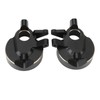 2Pcs RC Steering Knuckles Black Coated Brass Front Steering Knuckles