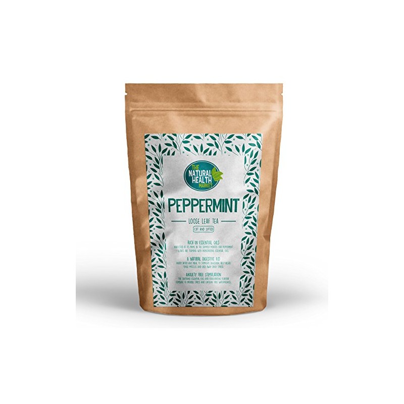 The Natural Health Market Peppermint Tea Loose Leaf 100g |