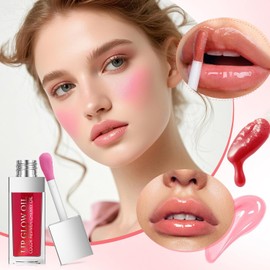 3 Colores Fat Oil Lip Drip Gloss Sets, Brillos Labiales Hidratante y Voluminizador, No Pegajosa, Duradera e Hidratante, Fórmula pura y natural, Kit de Maquillaje, Regalos para Mujer (SET-C)