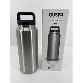 GUS Stainless Steel Beer Growler 36 oz Double Wall Vacuum Insulated