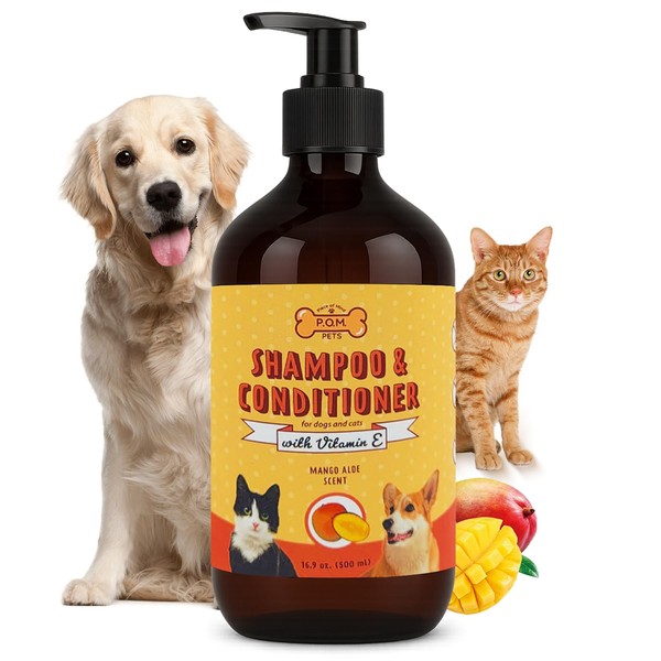 POM Pets 2-in-1 Organic Dog Shampoo & Conditioner – Itchy