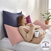 Side Sleeper Pillow Cover 40 x 145 cm, Set of