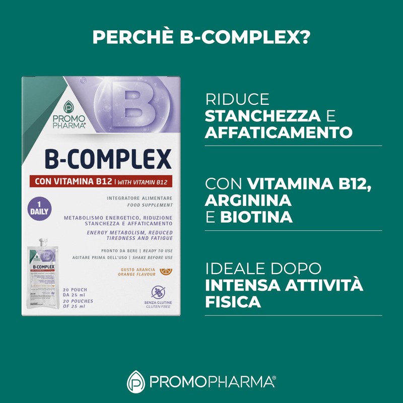 B-Complex - Complesso di Vitamine B Pronto da Bere per