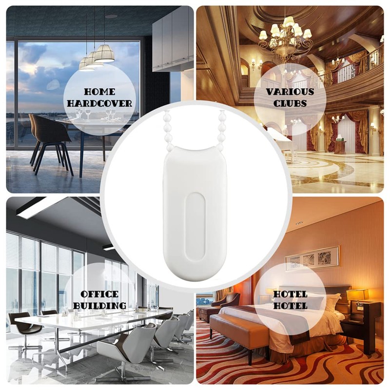 GOWEILE 3 Pack Plastic Pull String Pendants Curtain Cord Weights