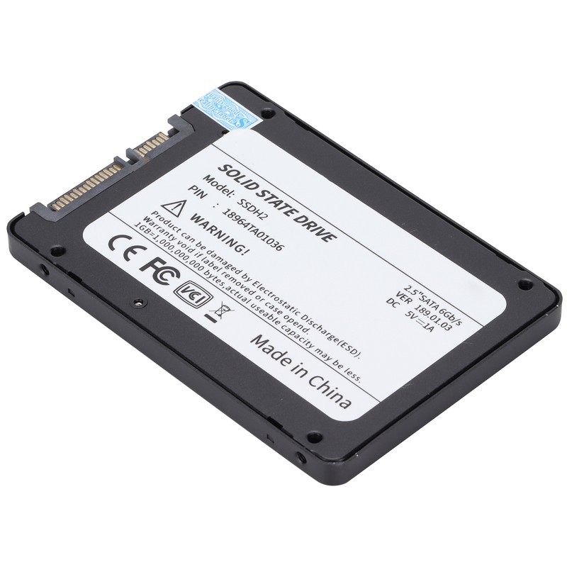 BU KING 2.5inch SSD Black High Speed Metal Hard Drive