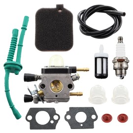 MCHNIC Carburettor with Air Filter Fuel Hose for Stihl BG45 BG46 BG55 BG65 BG85 BR45C SH55 SH85 BG 45 46 55 65 85 Blower Replaces Carburettor Zama C1Q-S68G 4229 1200 606