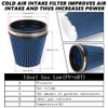 6" Inlet Cold Air Intake Filter Cone Replacement Performance Washable