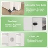 BarnBase 6FT/72(Double 3FT) Bypass Door Hardware, Aluminum Double-Closing Sliding Closet