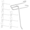 Operitacx 10pcs Iron Grid Wall Hooks Multi Use Hanging Display