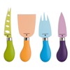 Zassenhaus "Easy Cut" Cheese Knife Set In 4 Assorted Colors