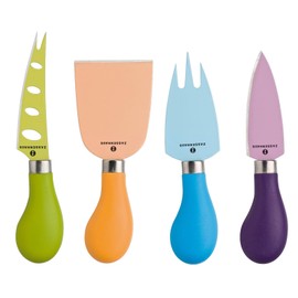 Zassenhaus "Easy Cut" Cheese Knife Set In 4 Assorted Colors