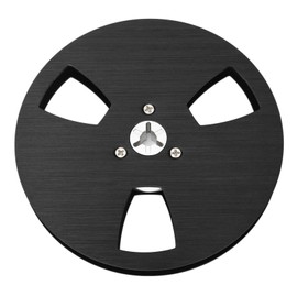 Carrete de Cinta Vacío de 1/4 5 Pulgadas, Carrete Abierto Universal de 3 Agujeros Cinta de Sonido Carrete Vacío, Tornillos de Acero Inoxidable, Pieza de Máquina de Apertura