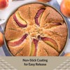 Glad Round Baking Pan Nonstick - Heavy Duty Metal Bakeware