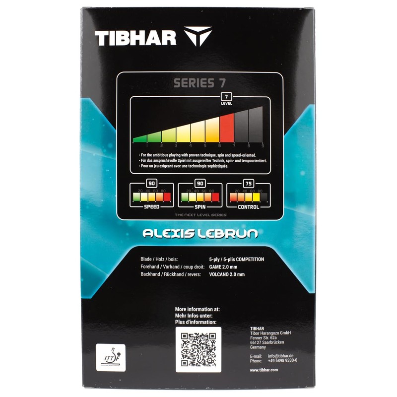 Tibhar Alexis LEBRUN Table Tennis Bat