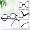VEHYEGOI 2 Pieces Retro Round Glasses, Nerd Glasses, Round Frame