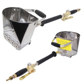 YOUHO Texture Gun Stucco Sprayer Mortar Sprayer Wall Texture Sprayer Wall Plaster Sprayer Cement Mortar Spray Gun Hopper Concrete Stucco Plaster Paint Wall Tool 4 Jet Pneumatic(2PCS)