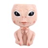 Head Planter Resin Unique Succulent Flower Pot Open Eyed Alien