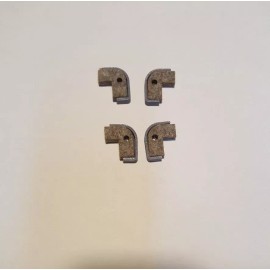 Atlas Craftsman 10" & 12" Metal Lathe Felt Wiper Retainer Way Saddle 10F-132R L - Black