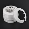 uxcell Pipe Cover Decoration, 63mm PP Plastic Escutcheon Water Pipe