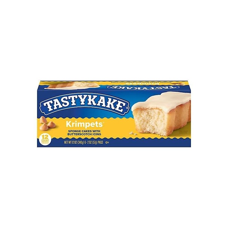 Tastykake Butterscotch Krimpets - 4 Boxes