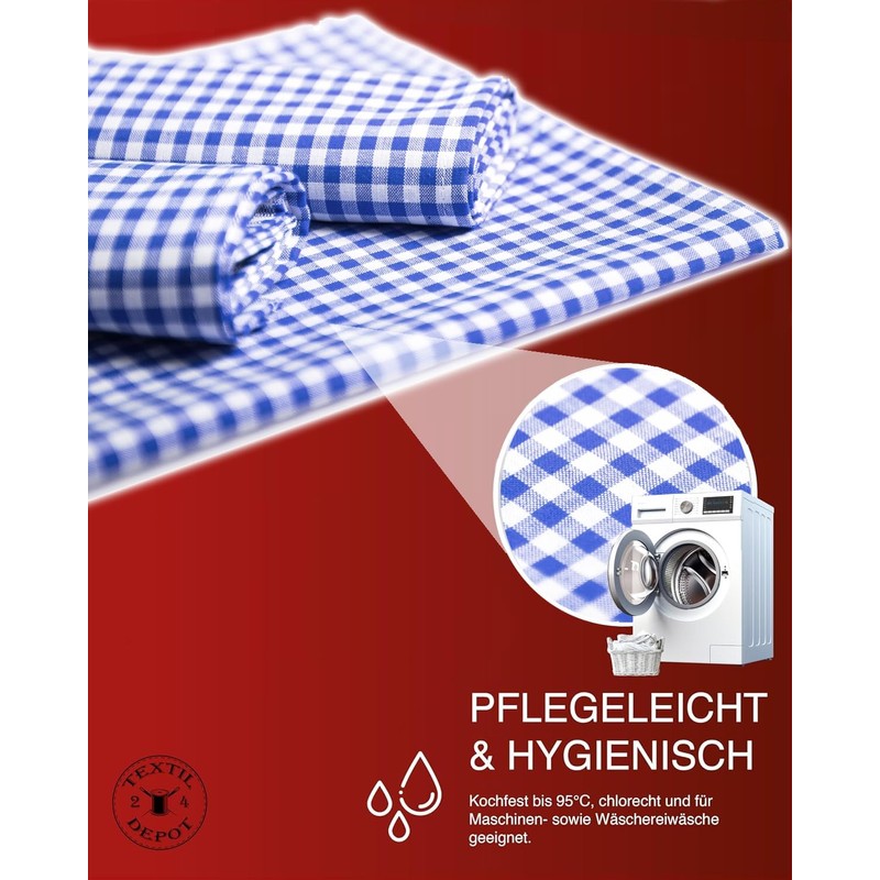 texpot Country House Tablecloth 130 x 220 cm Red /