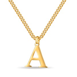 Jokmeo Gold Chain with Letter A-Z Pendant 14 Carat Gold-Plated Initial Necklace, Name Letter Chain, Gold Chain Pendant for Women Girls Girlfriend Mum, Sterling Silver