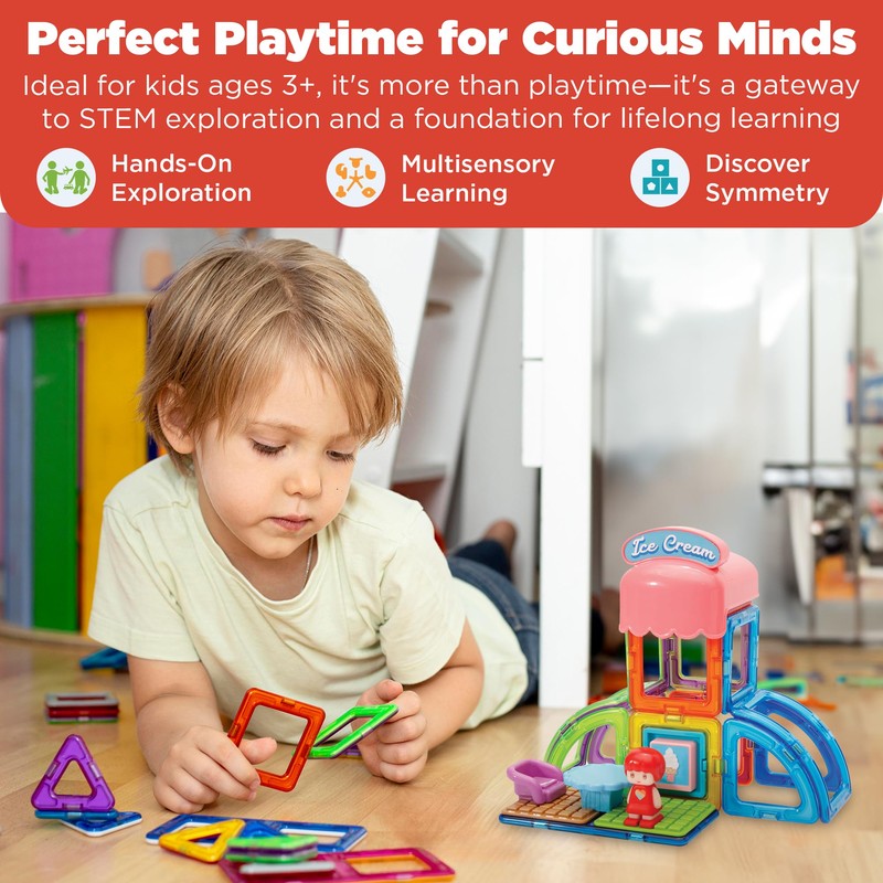 Magformers Town Ice Cream Shop Set