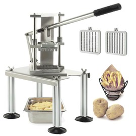 Commercial Fry Cutter, Stainless Steel Potato Slicer