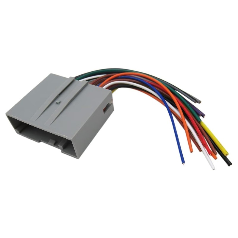 YKISON New Car Stereo Radio Wiring Harness Adapter Plug Replacement