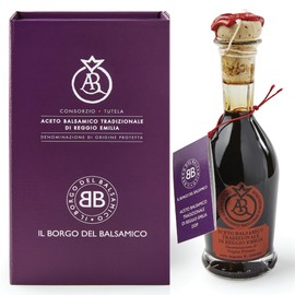 Il Borgo del Balsamico, D.O.P Aged 12+ Years Balsamic Vinegar of Reggio Emilia, Tradicional Lobster Label, 3.38 floz (100 ml), Aceto Balsamico di Reggio Emilia, Product of Italy