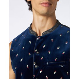 Stockerpoint Men's Vittorio Costume Vest, indigo