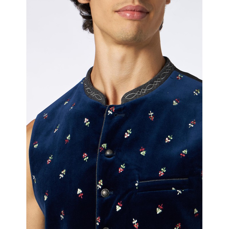 Stockerpoint Men's Vittorio Costume Vest, indigo