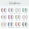 Linawe Women’s Hoop Earrings, Cartilage Rings, First Earrings, Cute, Crystal,